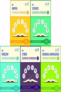 Olympiad Books For Class 3 - Maths, Science, Cyber, English & GK