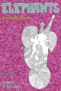 Animal Coloring Book - Under 10 Dollars - Elephants