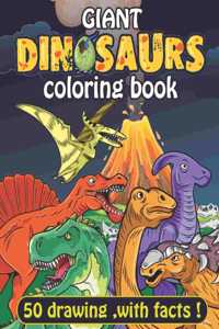 Giant Dinosaurs coloring book