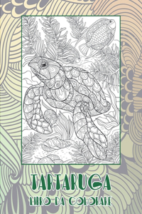 Tartaruga - Libro da colorare
