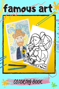 famous art coloring book