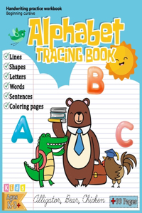 Alphabet tracing book