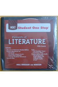 Holt Elements of Literature: Student One Stop DVD-ROM Fifth Course, American Literature 2009