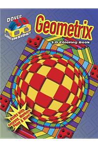 3-D Coloring Book - Geometrix