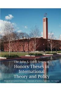 Honors Theses in International Theory and Policy