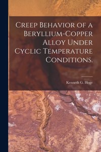 Creep Behavior of a Beryllium-copper Alloy Under Cyclic Temperature Conditions.