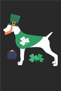 Weimaraner Notebook - St. Patricks's Day Gift for Weimaraner Lovers - Weimaraner Journal