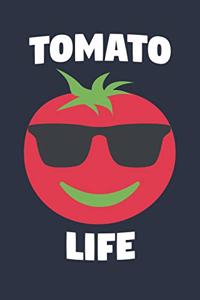 Tomato Notebook 'Tomato Life' - Funny Kids Diary for Tomato Lovers - Food Journal - Vegetarian Gift