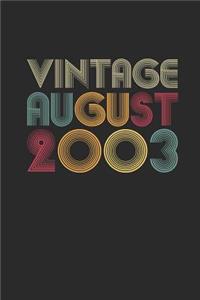 Vintage August 2003