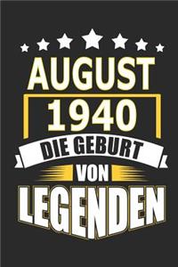 August 1940 Die Geburt von Legenden