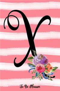 Monogram X Notebook