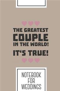 Notebook for Weddings