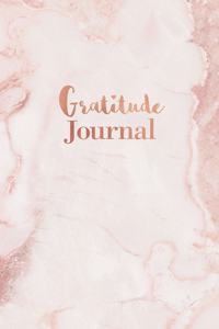 Gratitude Journal: Soft Pink Marble Daily Gratitude Diary - Daily Gratitude Journal for Women and Teen Girls (6 x 9 - 100 pages)