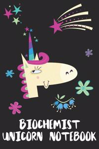 Biochemist Unicorn Notebook
