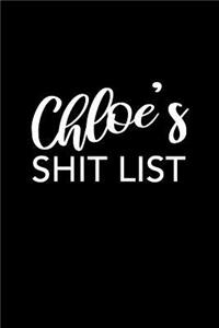 Chloe's Shit List