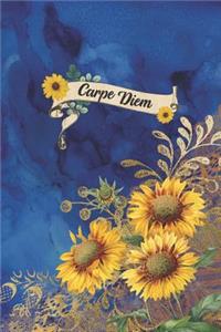 Simply Dots Dot Journal Notebook - Carpe Diem Sunflowers