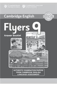 Cambridge English Young Learners 9 Flyers Answer Booklet