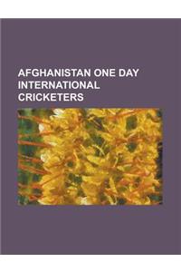 Afghanistan One Day International Cricketers