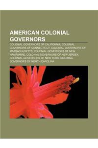 American Colonial Governors