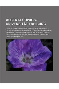 Albert-Ludwigs-Universit T Freiburg