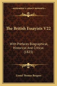 British Essayists V22 the British Essayists V22
