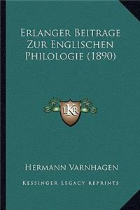 Erlanger Beitrage Zur Englischen Philologie (1890)
