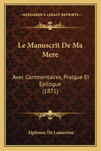 Manuscrit De Ma Mere