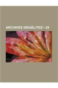 Archives Israelites (29 )