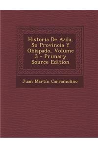 Historia de Avila, Su Provincia y Obispado, Volume 3