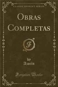 Obras Completas (Classic Reprint)