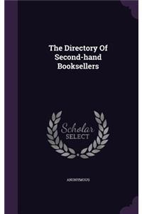 The Directory Of Second-hand Booksellers