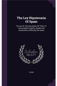 Ley Hipotecaria Of Spain