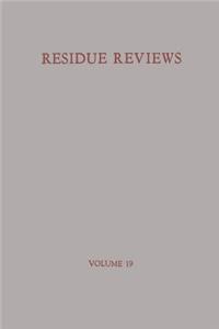 Residue Reviews/Rückstandsberichte
