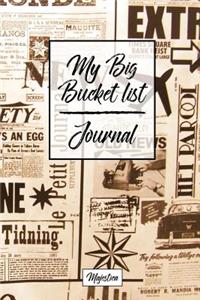 My Big Bucket List Journal