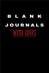 Blank Journals With Lines