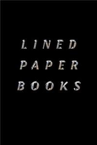 Lined Paper Books