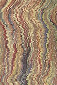 Journal Abstract Design Old Fashioned Marbleized