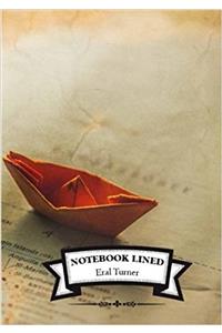 Lined Notebook - Boat Map: Notebook Journal Diary, 110 Lined Pages, 7 X 10