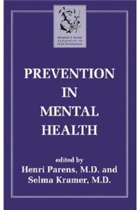 Prevention in Mental Health