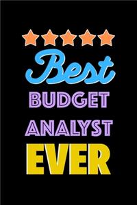 Best Budget Analyst Evers Notebook - Budget Analyst Funny Gift