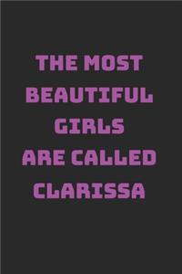 Clarissa Girl Woman Notebook