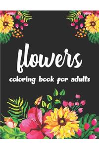 Flowers Coloring Book For Adults