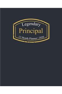 Legendary Principal, 12 Month Planner 2020