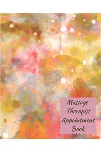 Massage Therapist Appointment Book