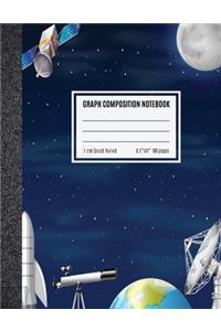 Graph Composition Notebook 1 cm