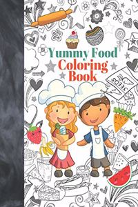 Yummy Food Coloring Book