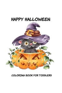 Happy Halloween Coloring Book for Toddlers