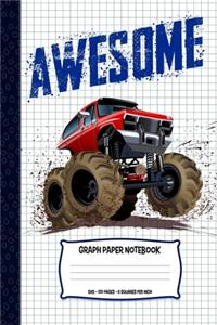 Awesome Graph Paper Notebook