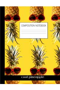 cool pineapple Composition Notebook