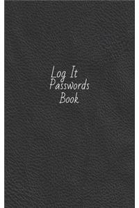 Log It Passwords Book